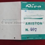 SOLD 1961 Riva Ariston n° 407 one of the most original in the world - VENDUTO