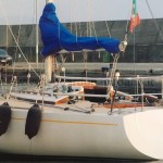 PAPAYA - 10.000 € - 8.30 mt Half Ton Sciarrelli 1975 con asterisco - natante - restoration needed