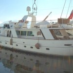 SOLD - 1973 steel displacement VOORWARTS motoryacht - 27 mt -Navetta dislocante