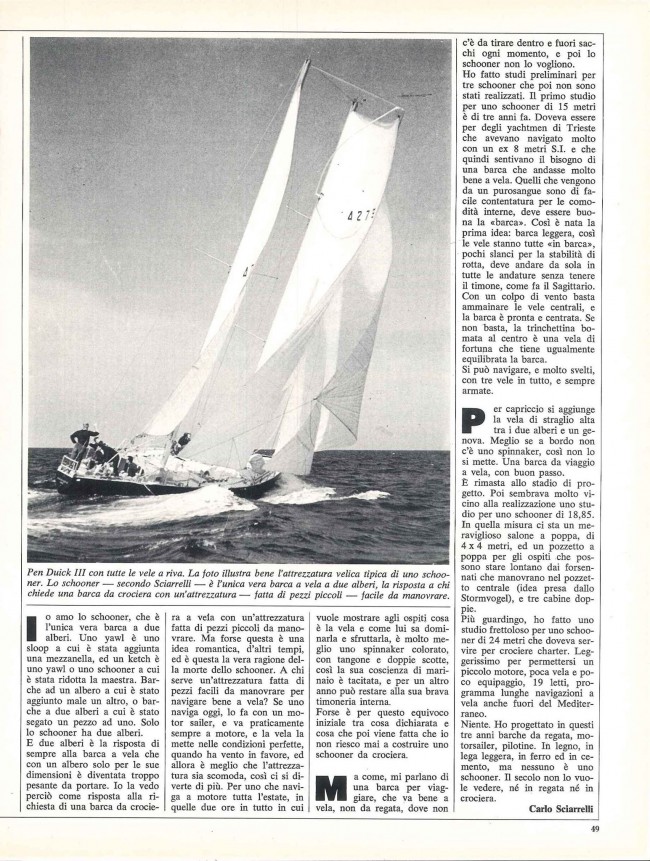 Carlo Sciarrelli Schooner